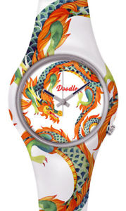 【送料無料】　腕時計　ウォッチシリコンホワイトドラゴンdoodle watch watch 39mm silicone white dragon dodr 002