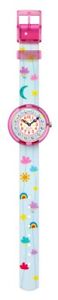 【送料無料】　腕時計　flikfbnp 120アナログflik flak hanging clouds fbnp 120 white textile analog