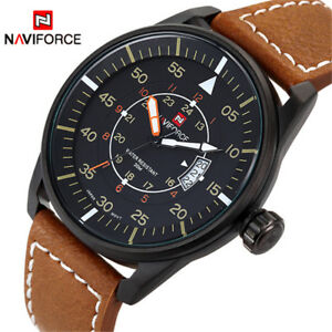 【送料無料】　腕時計　クオーツウォッチブレスレットスポーツsm fr20540 naviforce quartz watch cuir bracelet sport