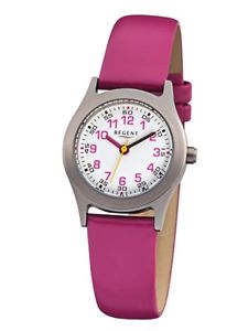 【送料無料】　腕時計　ウォッチf946アナログピンクregent watch f946 analogue leather pink