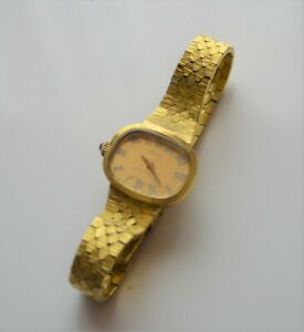 【送料無料】　腕時計　ビンテージvintage lucien piccard luccard suisse femmes plaqu or montre giltron 158025