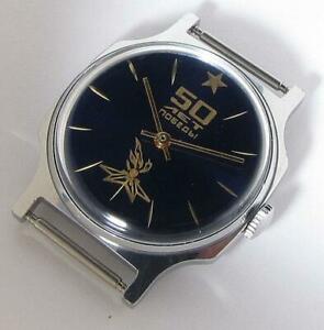 【送料無料】　腕時計　ソビエトロシアベテランサービスvery rare anniversary of ww2 limited ussr russian veteran watch pobeda serviced