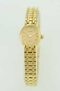 【送料無料】　腕時計　パルサーステンレススチールゴールドバッテリーレジストpulsar watch women stainless steel gold battery easy read water resist quartz 16,546円