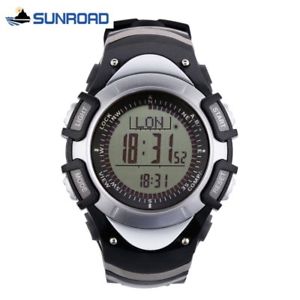 【送料無料】 腕時計 sunroadコンパスストップウォッチスポーツウォッチsunroad wrist watch barometer compass world time stopwatch military sport watch|hokushin