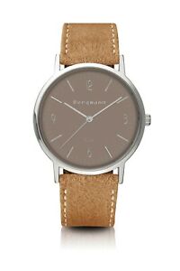 【送料無料】　腕時計　スエードストラップbergmann cor sand colours with suede strap