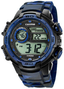 【送料無料】　腕時計　カリプソデジタルcalypso reloj de hombre cuarzo digital plstico alarma crongrafo negro