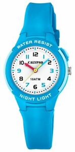 【送料無料】 腕時計 カリュプソープラスチックアナログシリコーンcalypso quartz watch children light blue plastic analogue silicone strap and light