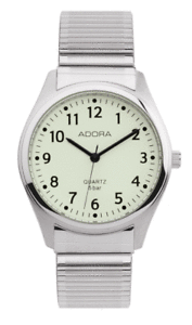 【送料無料】　腕時計　inoxidablereloj depulsera analogico aceroplateado tirante adorareloj de hombre pulsera analgico acero inoxidable color pla