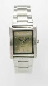 【送料無料】 腕時計 ティソレディースステンレススチールブラウンシルバーmathey tissot ladies stainless steel brown silver rectangular
