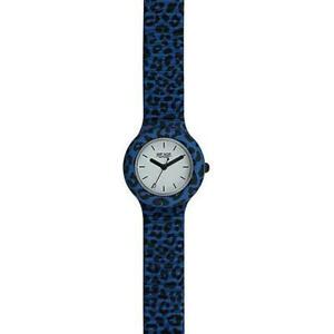 【送料無料】　腕時計　ヒップホップポップジャングルシリコンwristwatch hip hop pop jungle hwu0934 small 32mm silicone blue white spotted