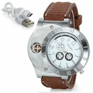 【送料無料】　腕時計　メンズノベルティクオーツデジタルウォッチjewelrywe mens novelty quartz digital watch with usb electronic rechargeable cig