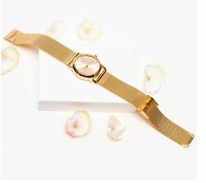 【送料無料】　腕時計　ジョニーボックスロジールナメッシュjohnny loves rosie luna gold mesh watch brand in gift box