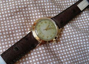 【送料無料】　腕時計　ブレスレットダチョウトーントーン16 mm bracelet way ostrich brown calf real couture tone tone hand made
