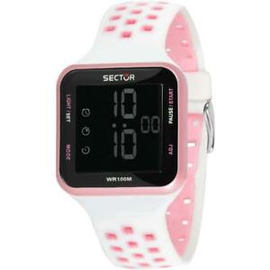 【送料無料】　腕時計　montresector ex14 r3251509003シリコーンブランローズnumerique100mtmontre femme sector ex14 r3251509003 silicone blanc rose numrique su
