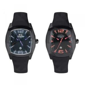 【送料無料】　腕時計　chronotech natural cut damenuhr silikonシュワルツリラfuchsieスワロフスキーddchronotech natural cut damenuhr silikon schwarz lila fuchsie 17,026円
