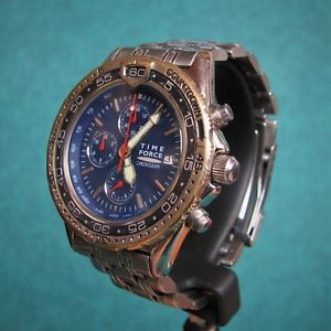 【送料無料】　腕時計　ヴィンテージクロノグラフmontre orologio uhrtime force vintage chronograph large gentleman watch montre orologio uhr watch