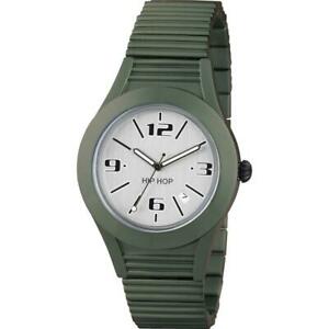 【送料無料】　腕時計　42mmウォッチマンホップアルミニウムhwu0583アルミニウムwatch man hip hop aluminium hwu0583 large 42mm grey aluminium green