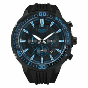 【送料無料】　腕時計　パルサートイレクロノグラフゴムpt3507x1xpnppulsar gents chronograph rubber strap watch pt3507x1xpnp