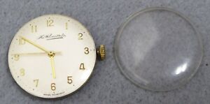 【送料無料】　腕時計　thosラッセルムーヴメントイータ2752thos russell watch movement, all working well, calibre eta 2752 with crystal