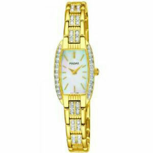 【送料無料】　腕時計　パルサースワロフスキーpeg988x1pnppulsar ladies swarovski gold plated watch peg988x1pnp