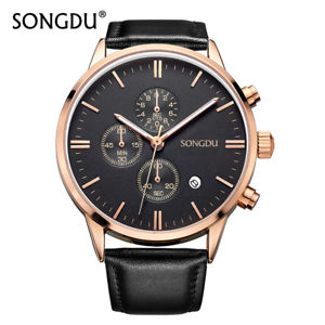 【送料無料】　腕時計　asfr1144 etancheinoxydableleau 3bar en acierronde montre songdu veritablas fr1144 etanche a leau 3bar en acier inoxydable