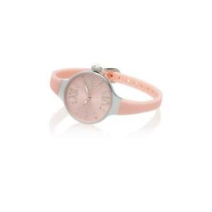 【送料無料】　腕時計　hoopsシェリーミディストーンズピンクゴム2570ld03watch hoops cherie midi stones womens only time pink rubber 2570ld03