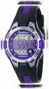 【送料無料】　腕時計　アーミトロンスポーツ457030ディジタルクロノグラフarmitron sport womens 457030 digital chronograph resin strap watch