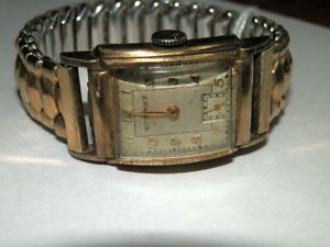 【送料無料】　腕時計　6031ヴィンテージウィットナウアー10kt15j6031,vintage wittnauer 10kt gold plated 15j wristwatch