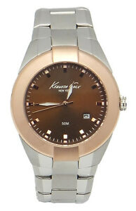 【送料無料】　腕時計　ケネスニューヨークドレスメンズアナログラウンドウォッチベゼルkenneth cole york dress date mens analog round watch kc9132 rosegold bezel