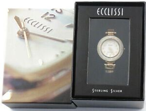 【送料無料】　腕時計　スターリングシルバーレディースボックスバットecclissi 32310 sterling silver ladies wrist watch orig box **running** bat 16,546円