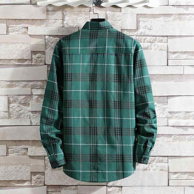 XL 灰色 トップス 黄色 チェック柄 暖か 通勤着 厚手 M 2XL 秋冬 黒 青 L 普段使い 白 ネルシャツ カジュアル シャツ 緑 赤 ポリエステル 裏起毛 メンズ 3XL