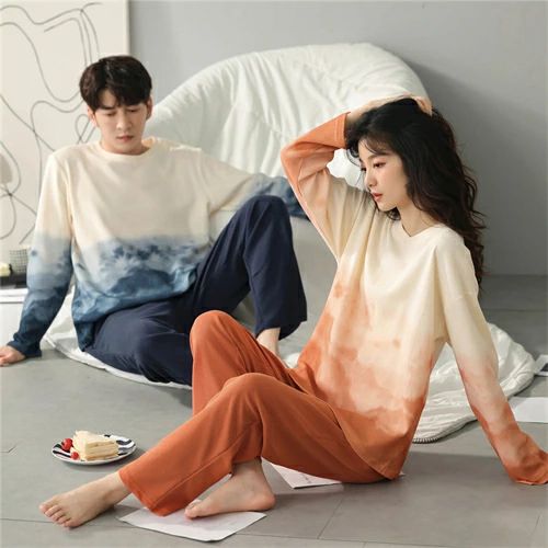 長袖 ペア ペアパジャマ カップル 春秋 ペア 結婚祝い カップル ペア ルームウェア パジャマ パジャマ 冬 セッ 上下 プレゼント