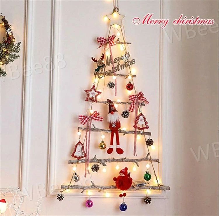 サンタクロース クリスマスツリー 星 飾り 壁飾り 幼稚園 保育園 クリスマスツ クリスマスツリー 壁掛け DIY 蝶結び クリスマス