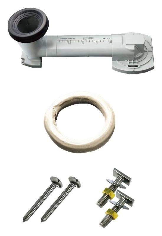 (KQ/QR/EXシリーズ向け) トイレ用パーツ 排水心変更セット:200mmからリモデルへ 16,281円