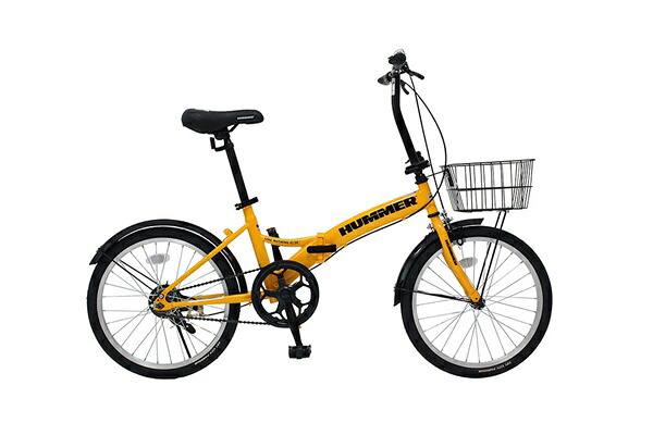 ミムゴ HUMMER 否張りさける 20in 折畳み銀輪  YE MG-HM20N-YE  4562369182934 【製造業者直送】※北海道 沖縄への送りとどける不可