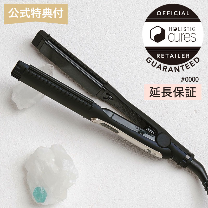 速乾ヘアドライタオル付 ホリスティックキュア ストレートアイロン 正規品 海外対応家電 ストレート 軽量 美容室 ウェーブ アイロン ヘアアイロン クレイツイオン R テクノロジー 美容師 美容室 美容院ホリスティックキュアーズ Holisticcures 軽量 テラヘルツ 復元