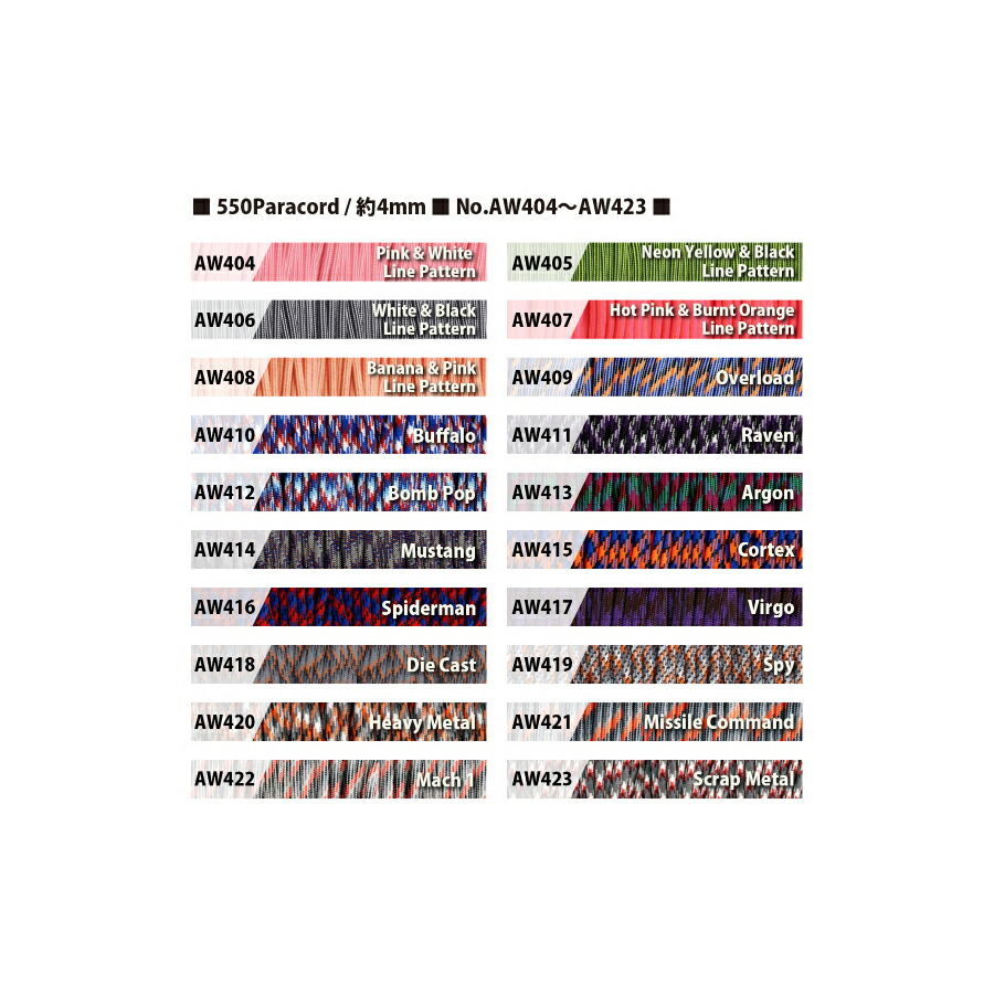 550 NYLON PARACORD パラコード マルチカム ミリタリーショップ レプマート / ATWOOD ROPE 550パラコード