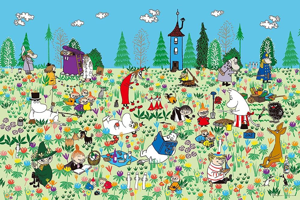 ムーミン谷の仲間たち　ジグソーパズル　1000ピース ジグソーパズル 1000ピース ムーミン谷の素敵な仲間 50×75cm10