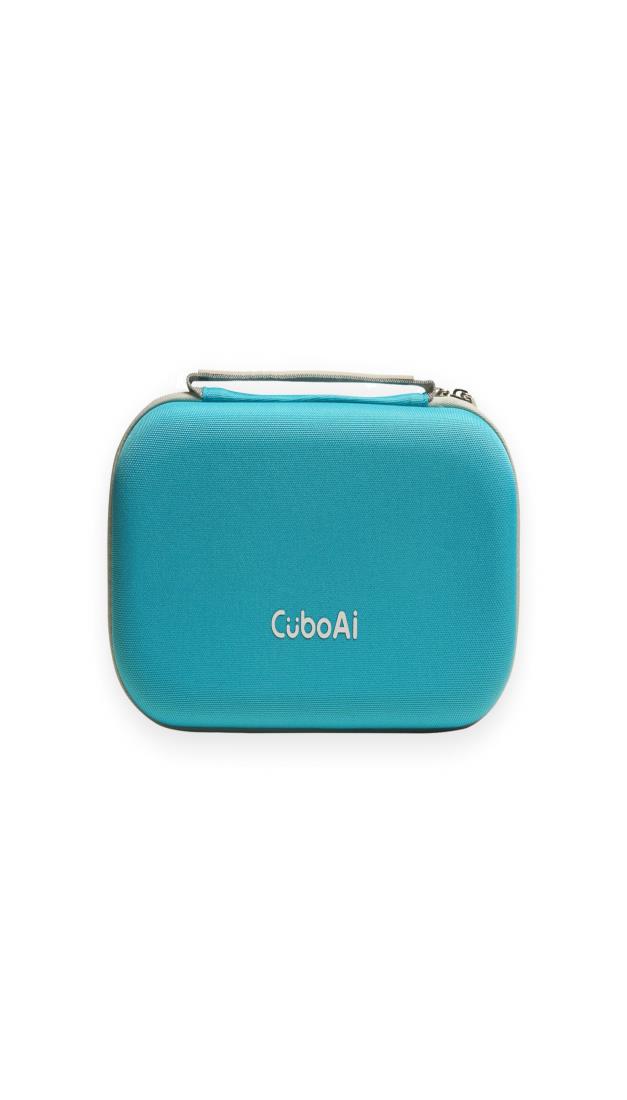 CuboAi トラベルケース | CuboAi スマートベビーモニター、モバイルスタンド及びアクセサリー用ハードタイプの持ち運びケース | トランキルブルー