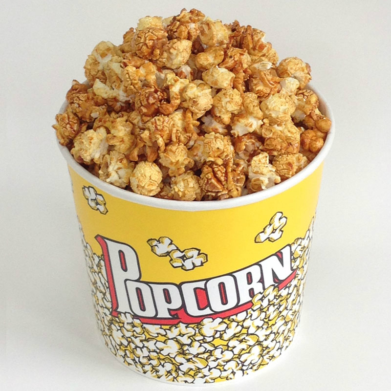 楽天市場 キャラメルポップコーン Mサイズ Hollywood Popcorn