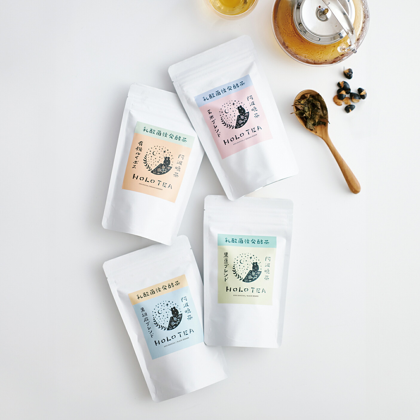 阿波番茶 (晩茶) 100g×4袋セット 徳島県産　後発酵茶 阿波晩茶 ティーパック はなぜん 徳島 伝統発酵茶 後発酵茶