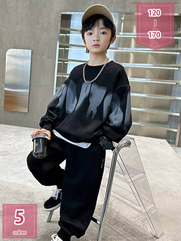 500円OFFクーポン 子供服 スウェット上下 子供服 男の子 女の子 パーカー スウェットパンツ 2点セット ベビー服 長袖 トレーナー ズボン 上下セット ジャージ キッズ服 プルオーバー フード付き カジュアル ロングパンツ セットアップ 春秋 holosbird-goods1｜Holosbirdgoods1
