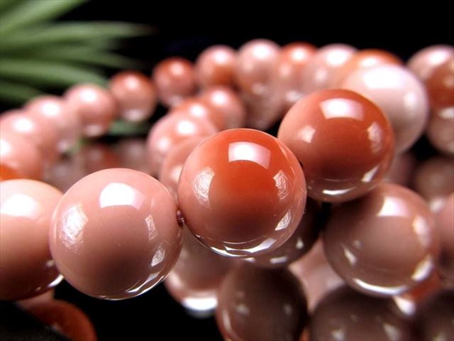 楽天市場】【高品質】【希少】阿拉善瑪瑙 ヌーディーカラー 10.5～11mm
