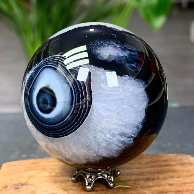 楽天市場】天眼石 アイアゲート 20mm 丸玉 スフィア 天然石