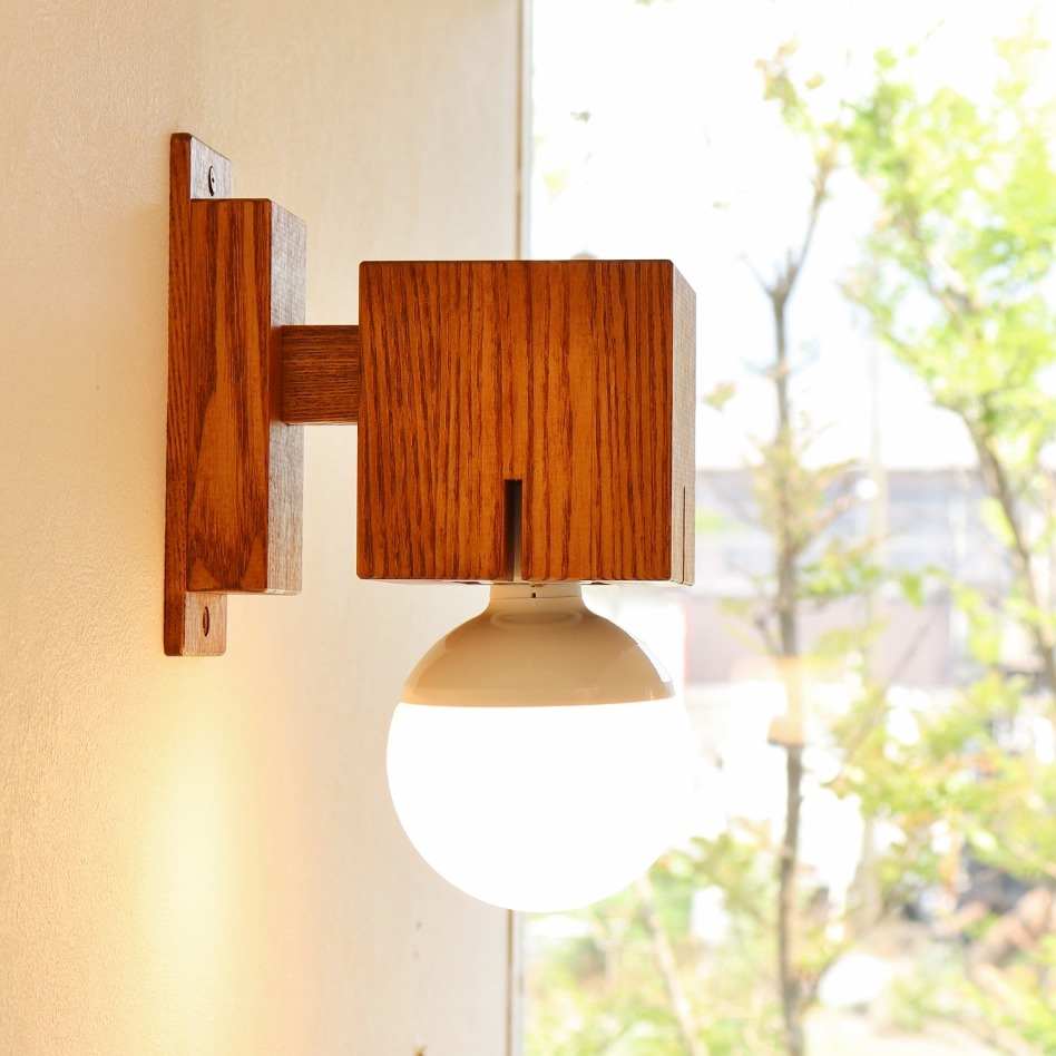 【楽天市場】hom cubra ブラケットライト 木製 LED 階段照明 通路照明 明るい：オリジナル照明屋HOM