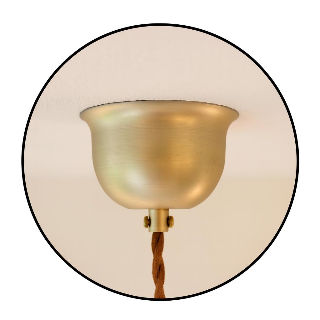 楽天市場】☆広口タイプ 引掛けシーリングカバー真鍮製 ペンダント