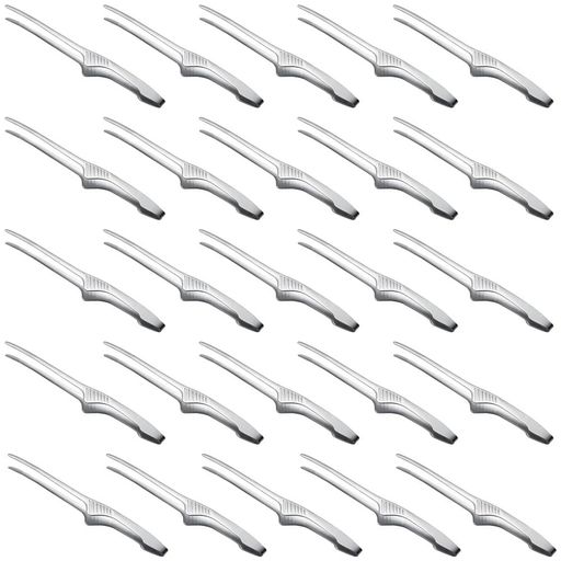 BIUTEFORトングステンレス焼肉トングキャンプバーベキュー香辛料膳立て用すべりどめせっけい牢固たる耐摩耗性(25)