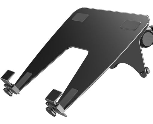 AMAMFノートパソコントレイノートPC用トレーラップトップホルダーノートブックモニターアーム用VESAマウント75x75mm100x100mm最大17.3インチ&26.6ポンドブラック