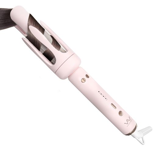 VAV 32mm 自動巻きヘアアイロン 簡単操作 オートカールアイロン 160~220&deg;C温度4段階調節可 スマートタイマー カーリングワンド スタイリング 初心者/不器用さんに向け こて100~240V海外兼用｜HOMARINA 店