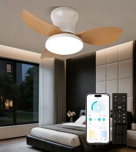 XINGMU LEDシーリングファンライト 6畳～12畳相応う 最大限度3900LM 3枚鳥毛 調光調色 風量6座標軸 静音 薄型 上昇限度点火装置 空気の状態回転運動 APP遠さ取りまわし 遠隔操作付き添い人 肌理調 自然的